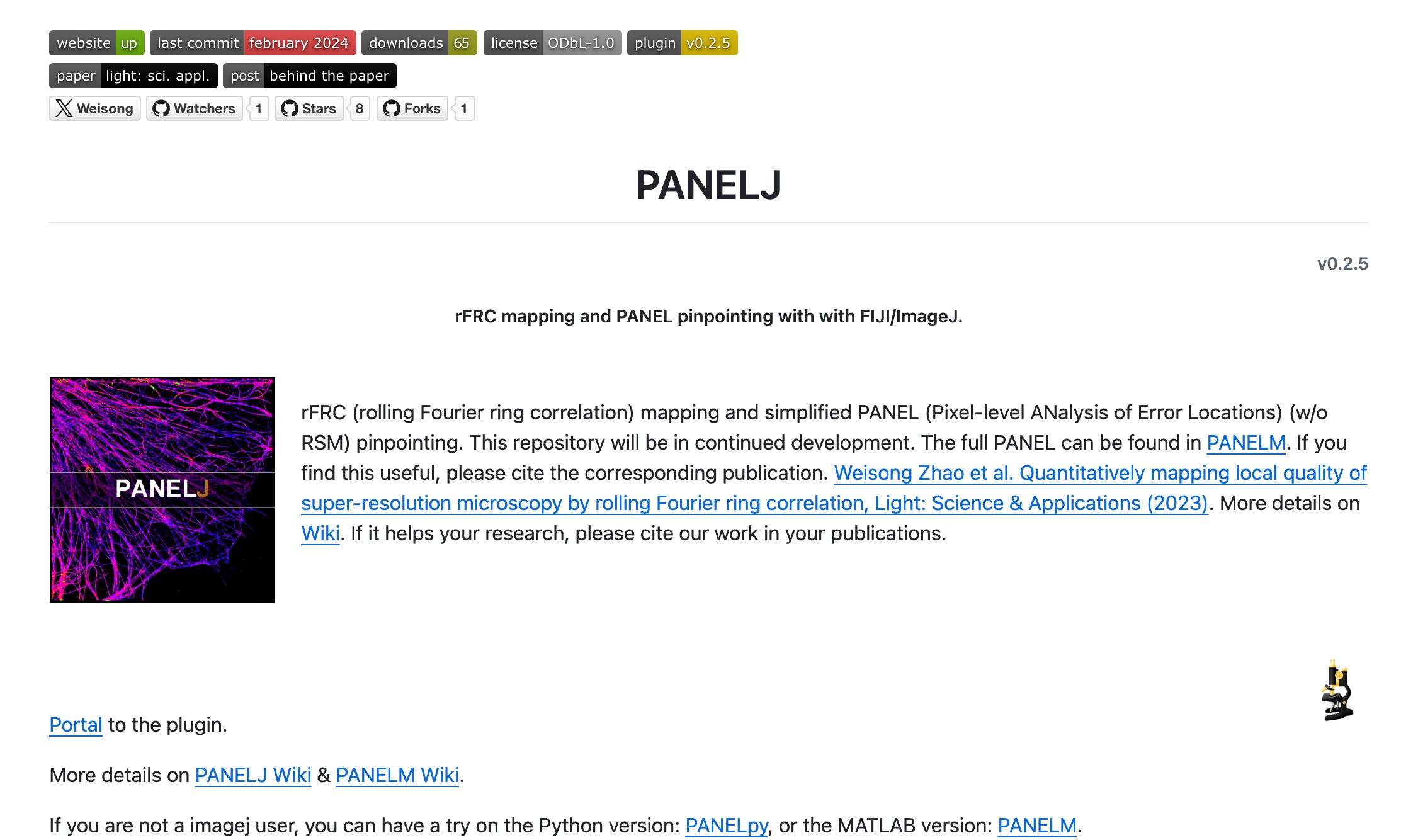 PANELJ README preview